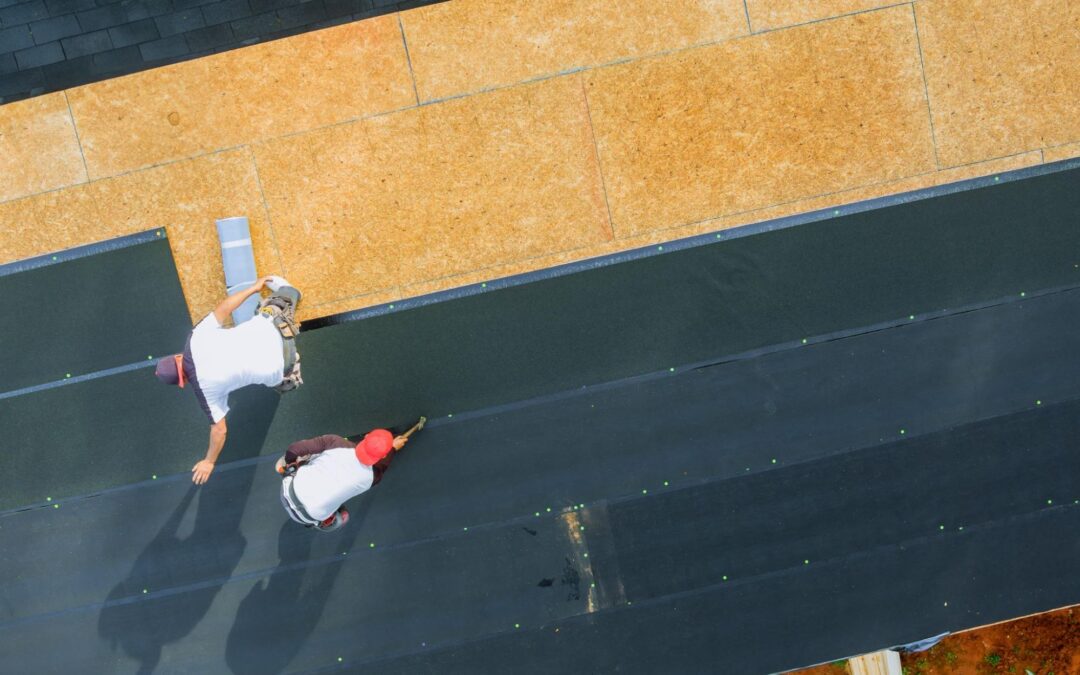 Commercial roof maintenance in spring